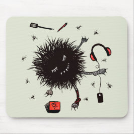 Relax Lazy Monster Niedlich Funny Mousepad