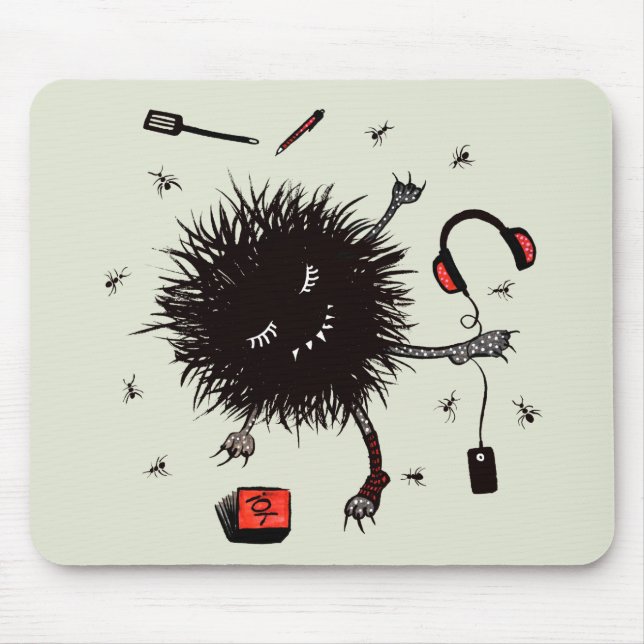 Relax Lazy Monster Niedlich Funny Mousepad (Vorne)