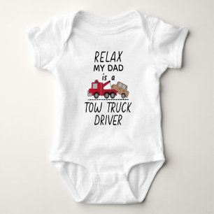 Relax Mein Vater ist ein Schleppfahrer - Schleppwa Baby Strampler