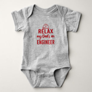 Relax Mein Vater ist Ingenieur Baby Strampler