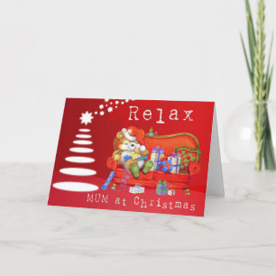 Relax Mum Feiertagskarte