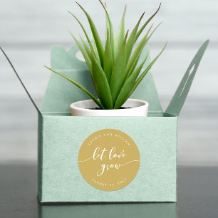 Relax Script Gelassen Liebe Grow Editable Color We Runder Aufkleber