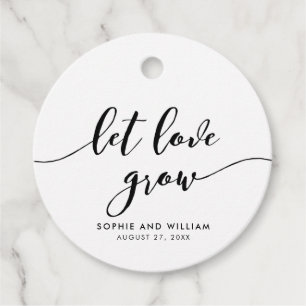 Relax Script Gelassen Liebe Grow Wedding Geschenkanhänger