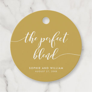 Relax Script Perfect Blend Custom Color Wedding Geschenkanhänger