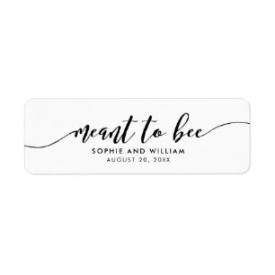 Relax-SkriptBezeichnen des Bee-Gastgeschenk Hochze