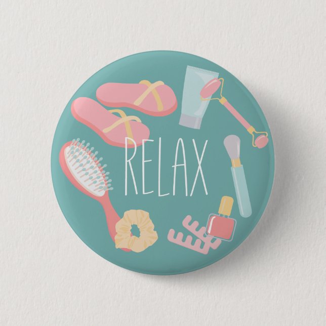 Relax Spa things round Classic Button (Vorderseite)