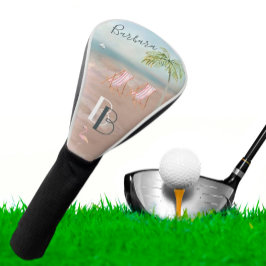 Relax Think Beach Dann Swing Monogram First Name * Golf Headcover