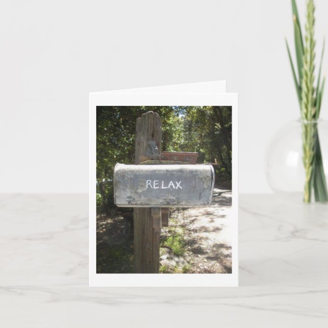 *RELAX* UND ***GENIESSEN*** IHR GEBURTSTAG KARTE (Vorderseite)