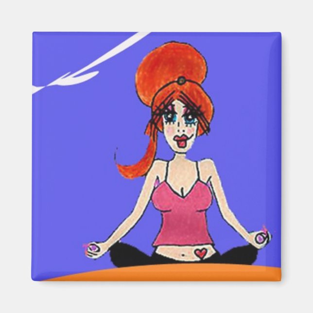 Relax-Yoga-Magnet Magnet (Vorne)