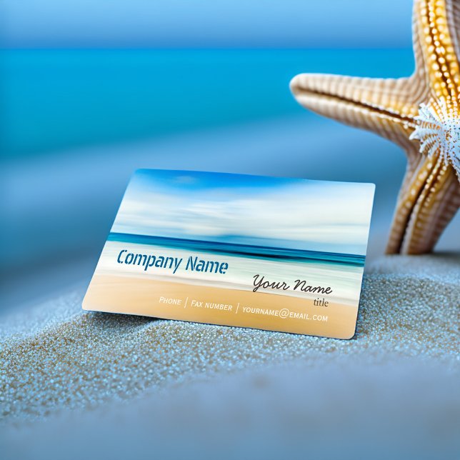 Relaxation Beach Eleganter Wellness-Center Urlaub Visitenkarte (Von Creator hochgeladen)