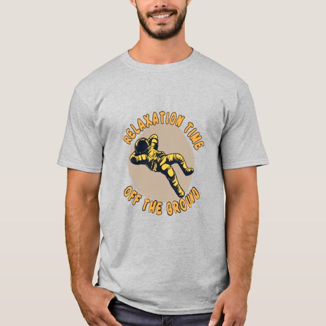 Relaxation Time – Astronaut T-Shirt (Vorderseite)