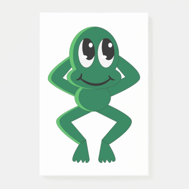 RELAXE FROG POST-IT KLEBEZETTEL (Vorderseite)