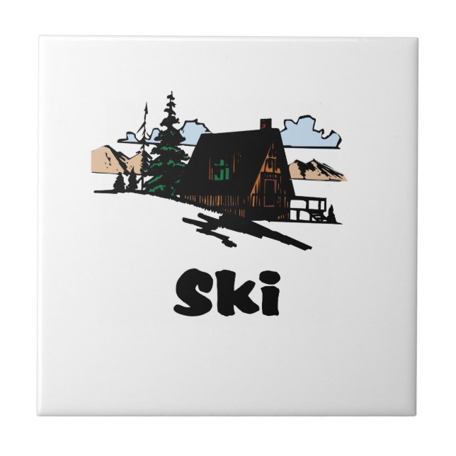 Relaxe Skilodge Fliese (Vorderseite)