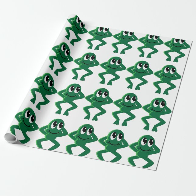 RELAXED FROG GESCHENKPAPIER (Ungerollt)