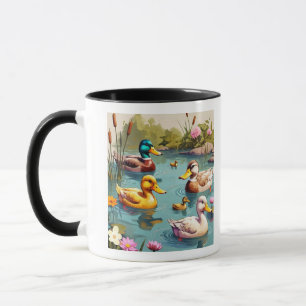 "Relaxen Duck Pond View" Tasse