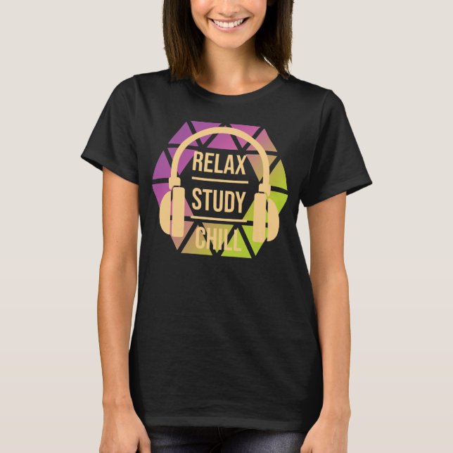 relaxing studying chilling T-Shirt (Vorderseite)