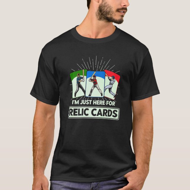 Relaxkarten für Sportkarten Baseball Card T-Shirt (Vorderseite)