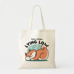 Relaxte Shiba Inu Art: Nur eine Shiba, die niedrig Tragetasche