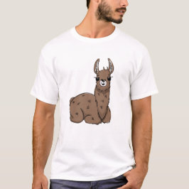 Relaxter Cartoon Llama - Gemütliche Tiere T-Shirt
