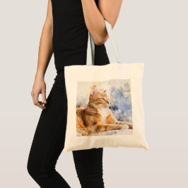 Relaxter Ginger Cat Tote Bag Tragetasche
