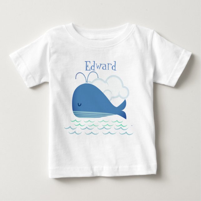 Relaxter Wal Baby T-shirt (Vorderseite)
