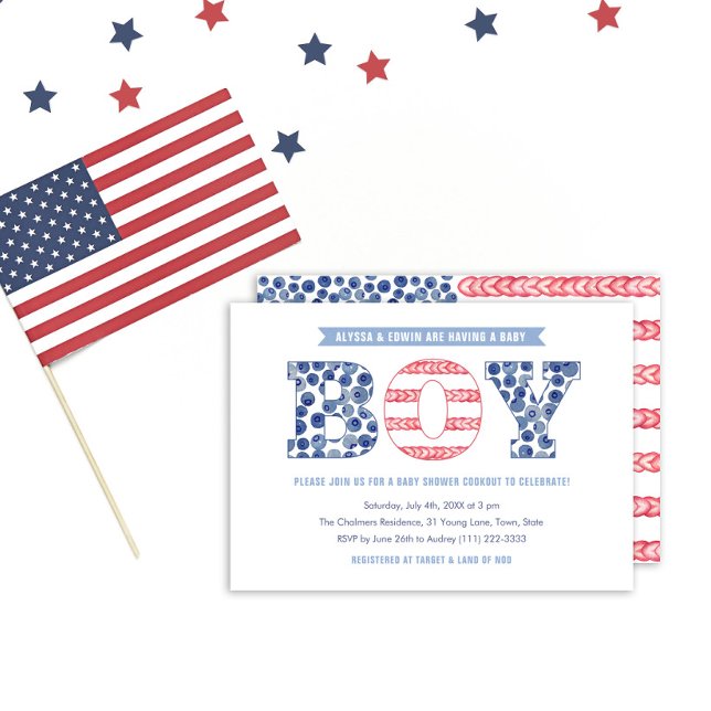 Relaxtes Summer Cookout Co-ed Baby Dusche Party Einladung (Von Creator hochgeladen)