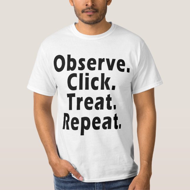 Release Canine - Click Treat Dog Training  T-Shirt (Vorderseite)