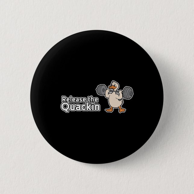 Release der Quackin-Gym-Bodybuilding — 1 Button (Vorderseite)