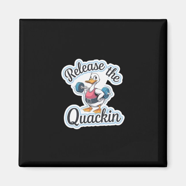 Release der Quackin-Gym-Bodybuilding - 1 Magnet (Vorne)