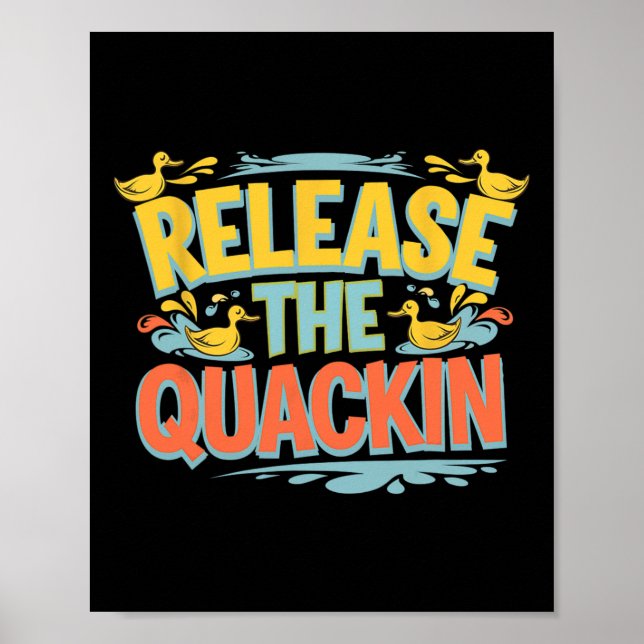Release der Quackin Gym Bodybuilding — Poster (Vorne)