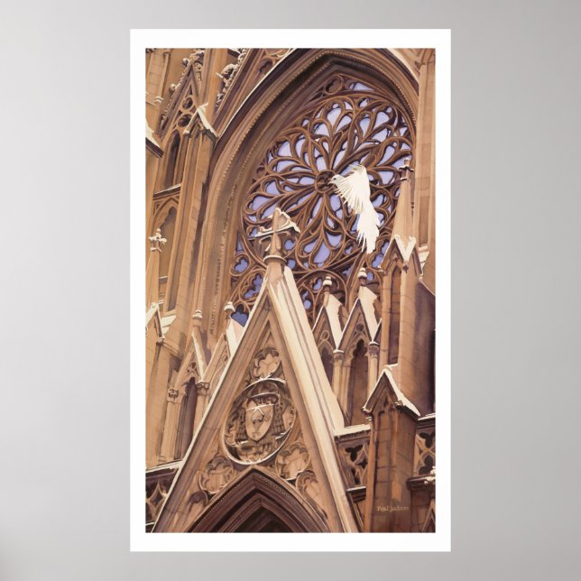 "Release" Dove bei Church Artwork Poster (Vorne)