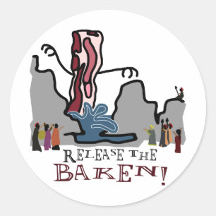 Release the Baken! Runder Aufkleber