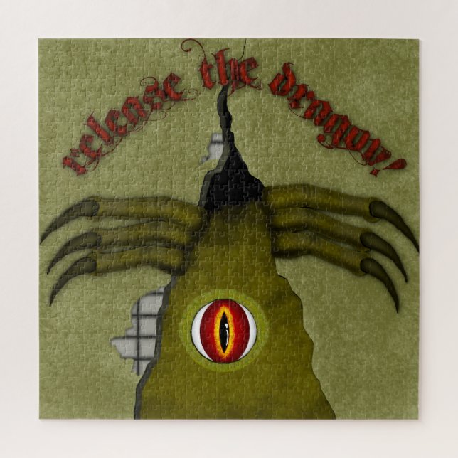 Release The Dragon! Digitale Kunst (Vertikal)