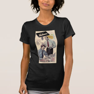 Reliance-Shirts der 1950er Jahre und mit Radiosend T-Shirt