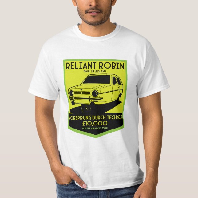 Reliant Robin British Car T-Shirt (Vorderseite)