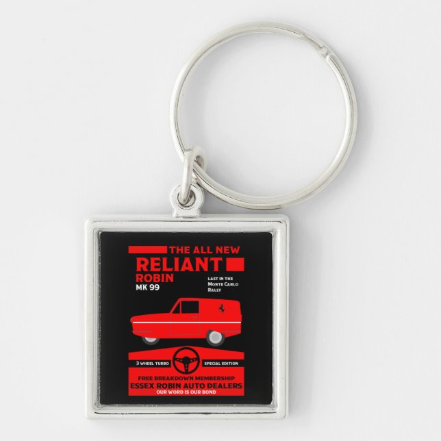 Reliant Robin Car Schlüsselanhänger (Vorne)
