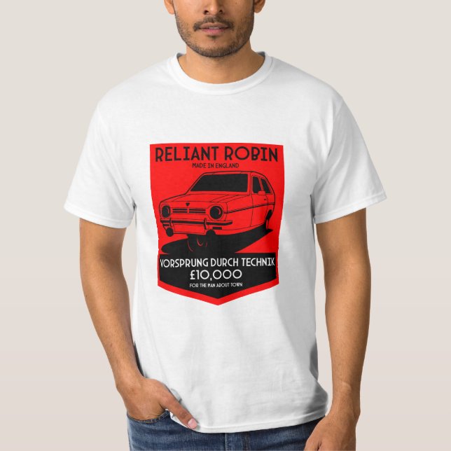 Reliant Robin Classic Car T-Shirt (Vorderseite)