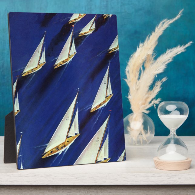 Relief boat Regatta by Ski Weld Fotoplatte (Seite)