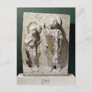 Relief zur Darstellung von St. Hilary Postkarte