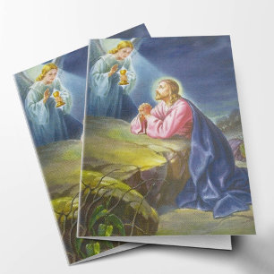 Religieux catholique Jésus Carte de remerciements 