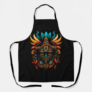 Religion Aztec God Tlaloc Mayan Mythology Deity Me Schürze