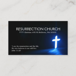 Religion Christentum Geschäft Visitenkarte