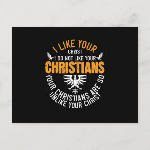 Religion Deine Christen sind so anders als dein Ch Postkarte