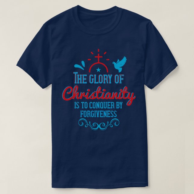 Religion ist die Herrlichkeit des Christentums, zu T-Shirt (Design vorne)