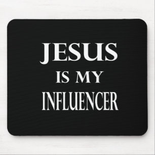 Religion - Jesus ist mein Influencer Mousepad