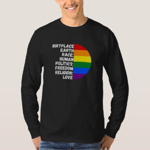 Religion Liebe Freiheit Menschen regieren T-Shirt