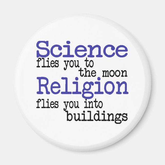 Religion und Wissenschaft Magnet (Vorne)