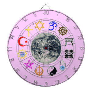 RELIGIONEN DER WELT DARTSCHEIBE