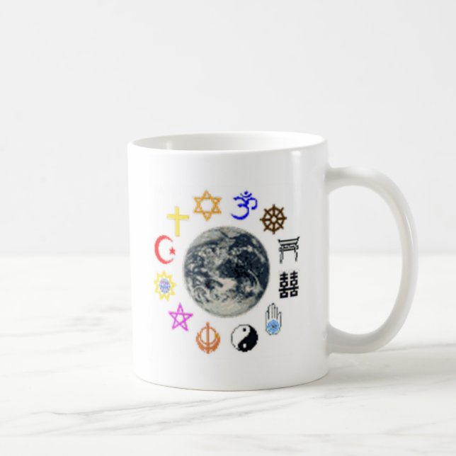RELIGIONEN der WELT Kaffeetasse (Rechts)