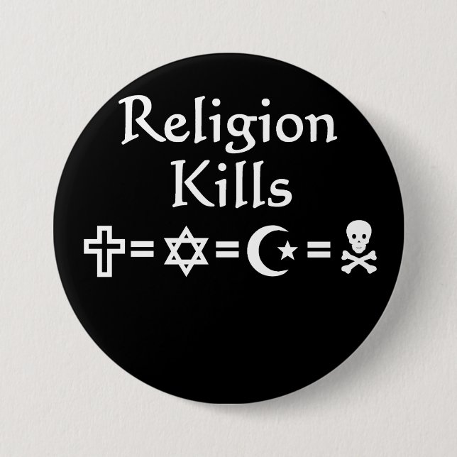 Religions-Tötungen Button (Vorderseite)
